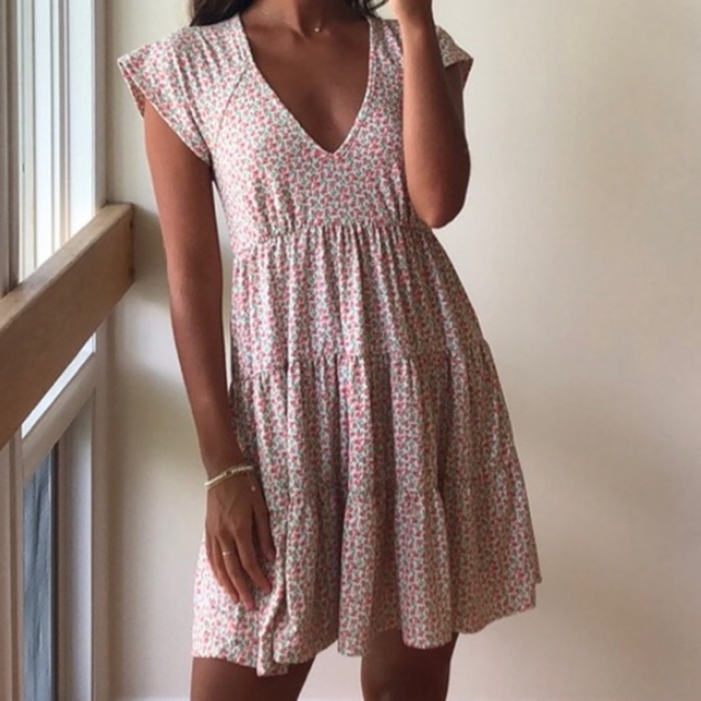 ISO pink floral dress